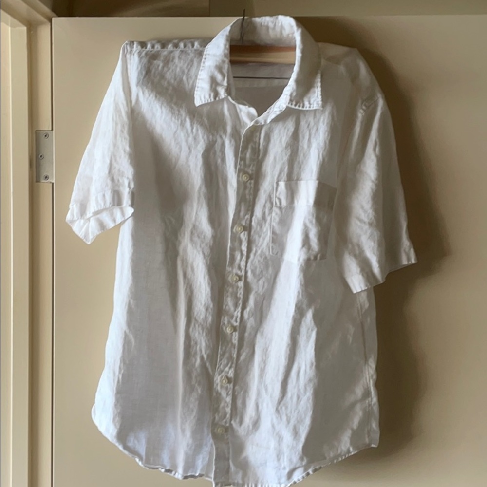 Everlane linen blouse M